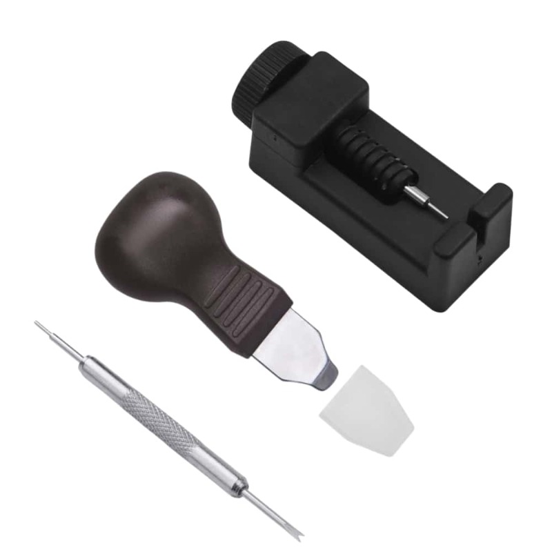 Tool Kit Strap Change - Uhrenreparatur-Werkzeugset, Uhrenarmband-Gliederentferner, Gehäuseöffner und Federstegwerkzeug zur