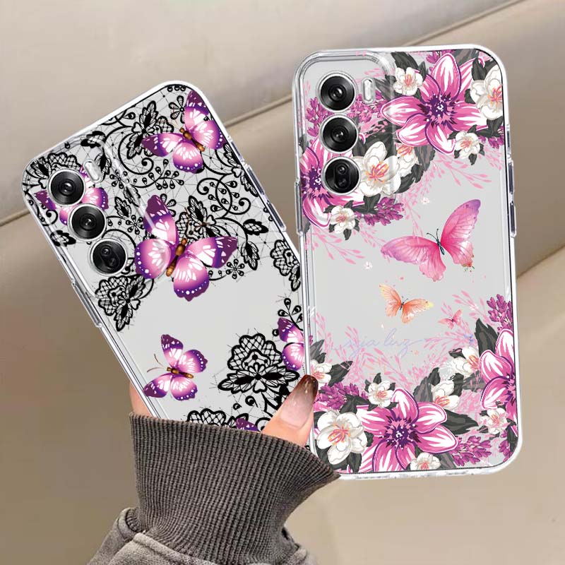 Oppo A78 - Schmetterlingsdruck-Design für OPPO A11 A16 A55
