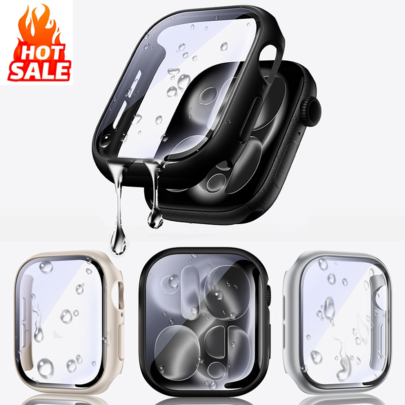 Smartwatch Band Accessories - Gehärtetes Glas + Abdeckung für Apple