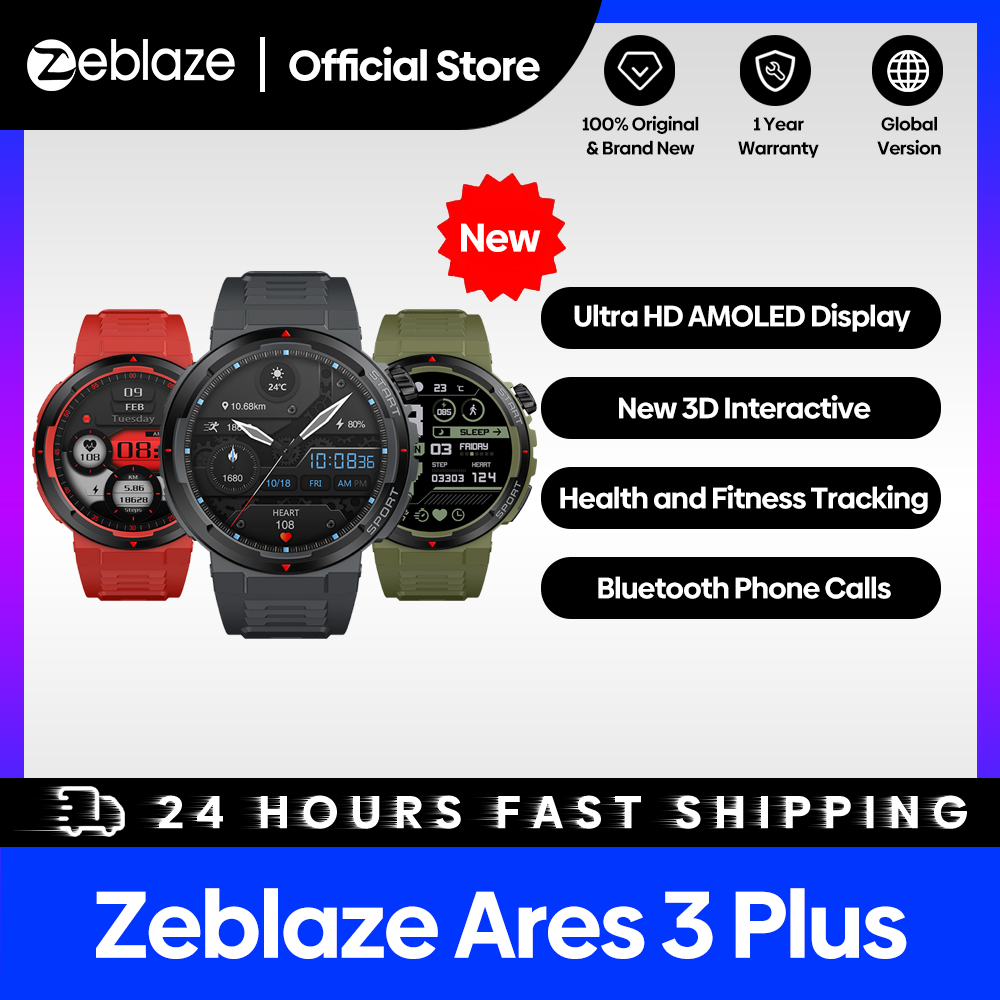 Smartwatch Nexus - Neue Zeblaze Ares 3 Plus 1,43''