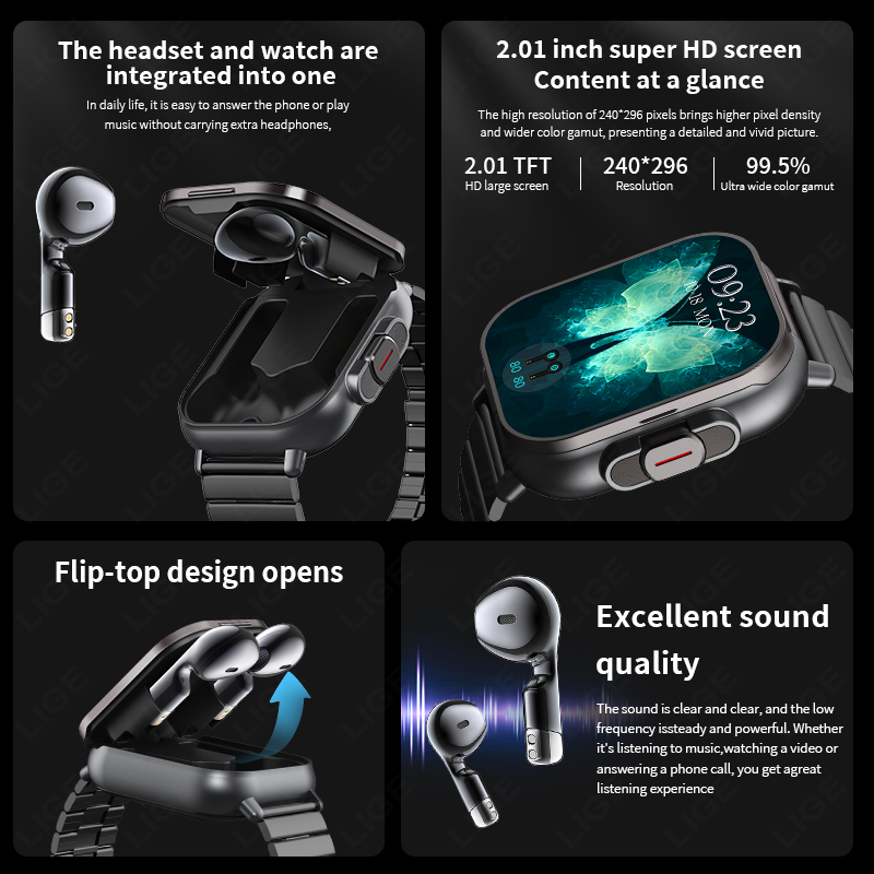 NFC Smart Watch TWS 2-in-1-Hea – Smartwatch Nexus Bewertung und Preis