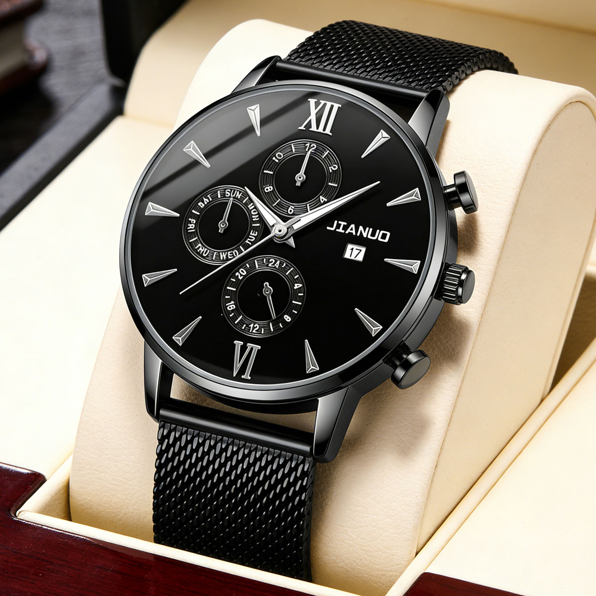 Trendige Casual Herren-Milan-M – Stainless Mesh Band Bewertung und Preis