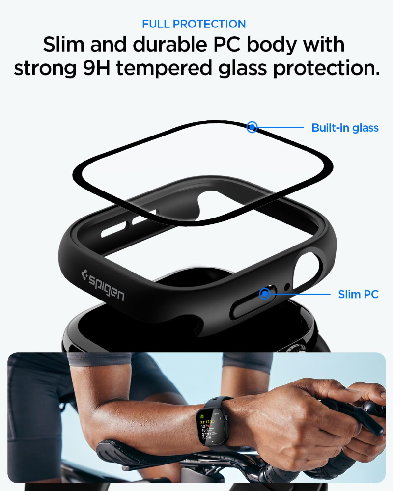 Gehärtetes Glas + Hülle für Ap – Smartwatch Band Accessories Bewertung und Preis