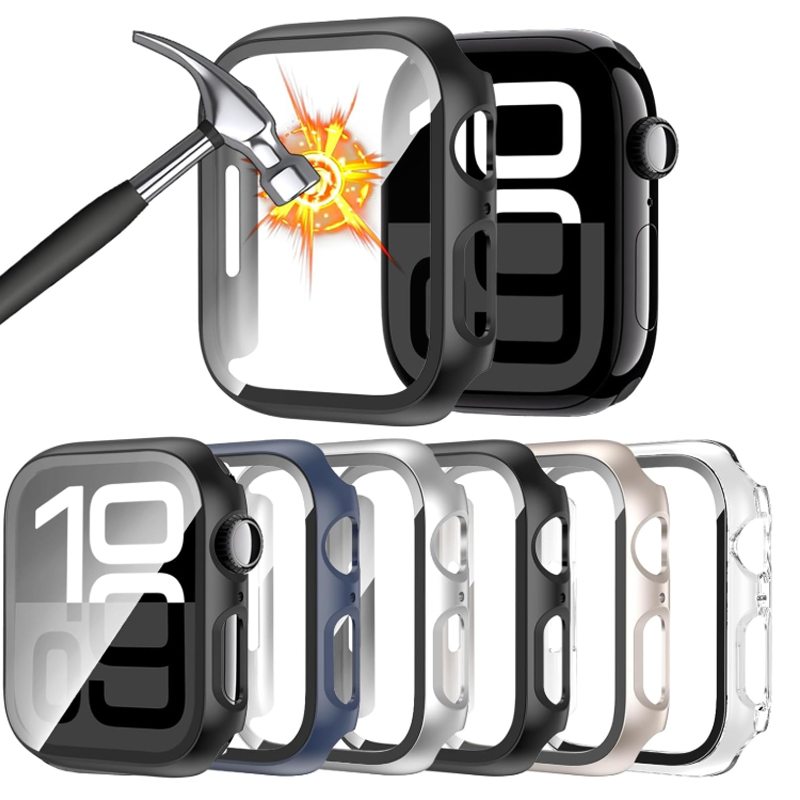 Glas+Hülle für Apple Watch 44m – Smartwatch Band Accessories Bewertung und Preis