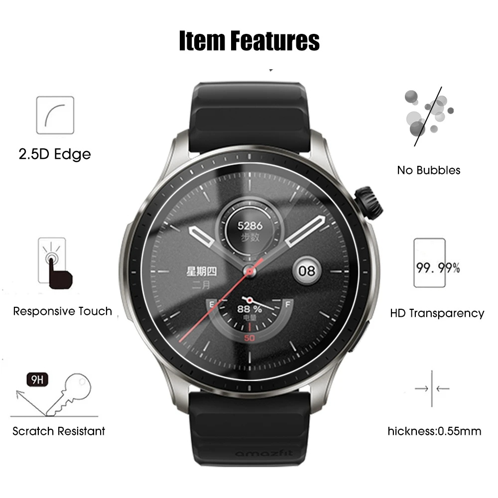 Gehärtetes Glas für Smart Watc – Smartwatch Icon Bewertung und Preis